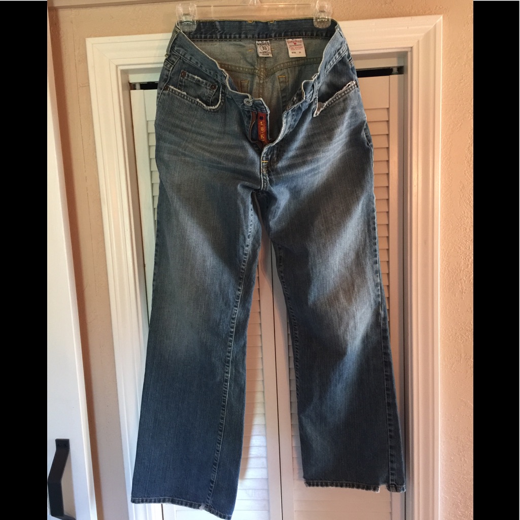 Lucky Brand Dungarees Denim Jeans Size 33